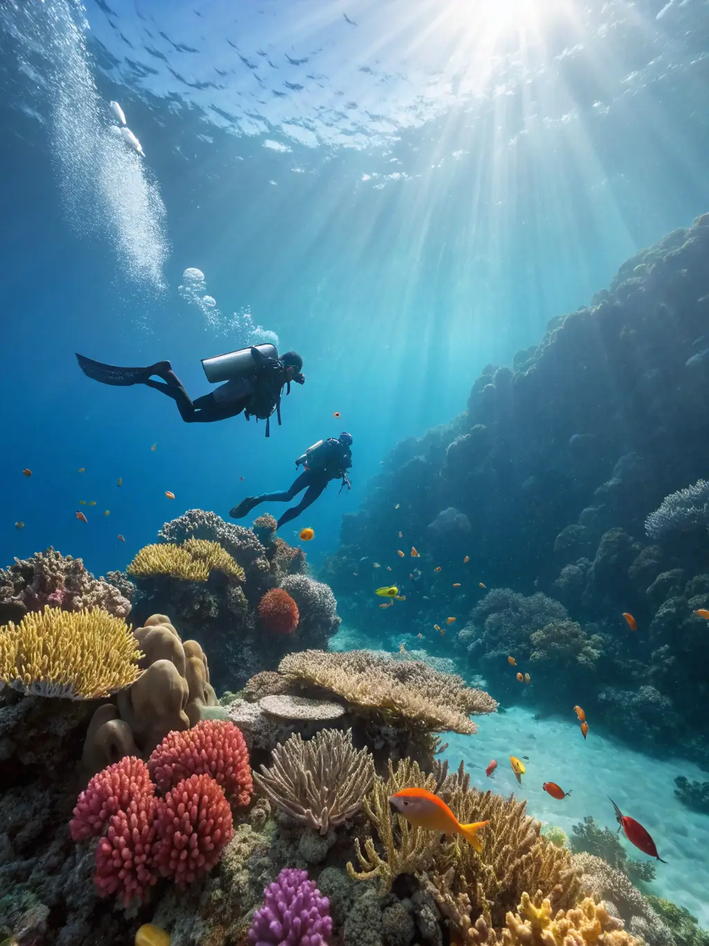 A diverse group of people enjoying a guided snorkel session, showcasing the inclusive and welcoming environment of 2EZ Waves.